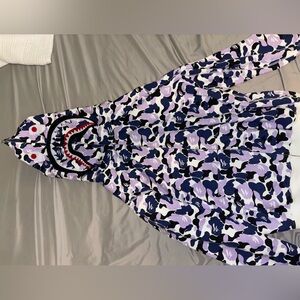 AUTHENTIC Brand new full zip bape hoodie NWT size M